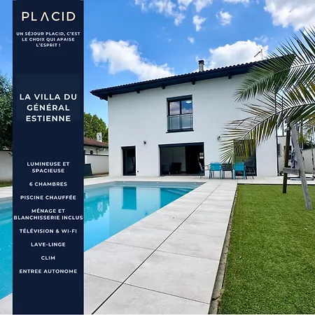 La Estienne - Spacieuse - Conviviale - Parking Prive - 4 Ou 6 - Piscine Chauffee Gasthuis 3*